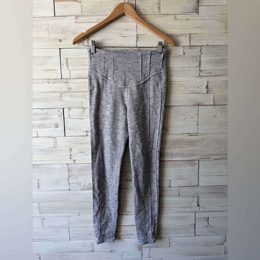 Free People movement gray leggings size small womens heather